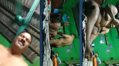 Big ass telugu aunty fucked by uncle at home