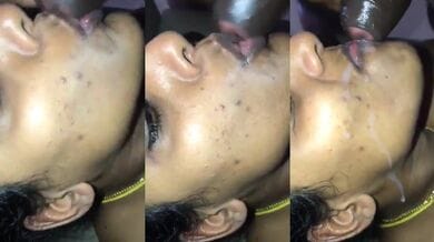 Tamil hot wife facial cumshot porn video