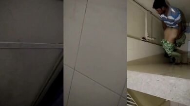 Desi nurse and ward boy caught fucking in toilet