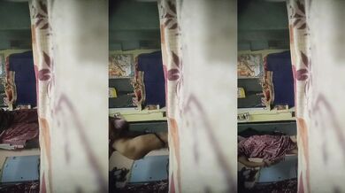 Aunty clothes change in hidden cam sexy video