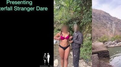Smriti jain fucking staranger kapil near waterfall