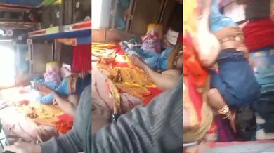 Desi callgirl fucked in running truck!