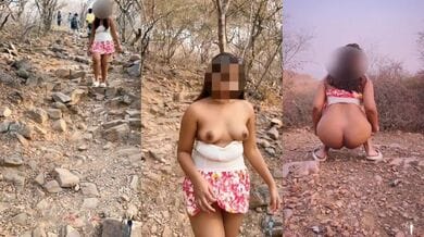 Smriti Jain classic dare on hills