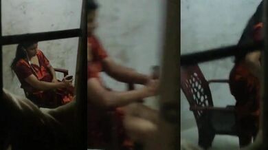 Cheating Bhabhi caught by husband doing live sex stream