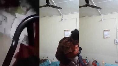 Hot desi sex video of aunty fucking in lover’s room