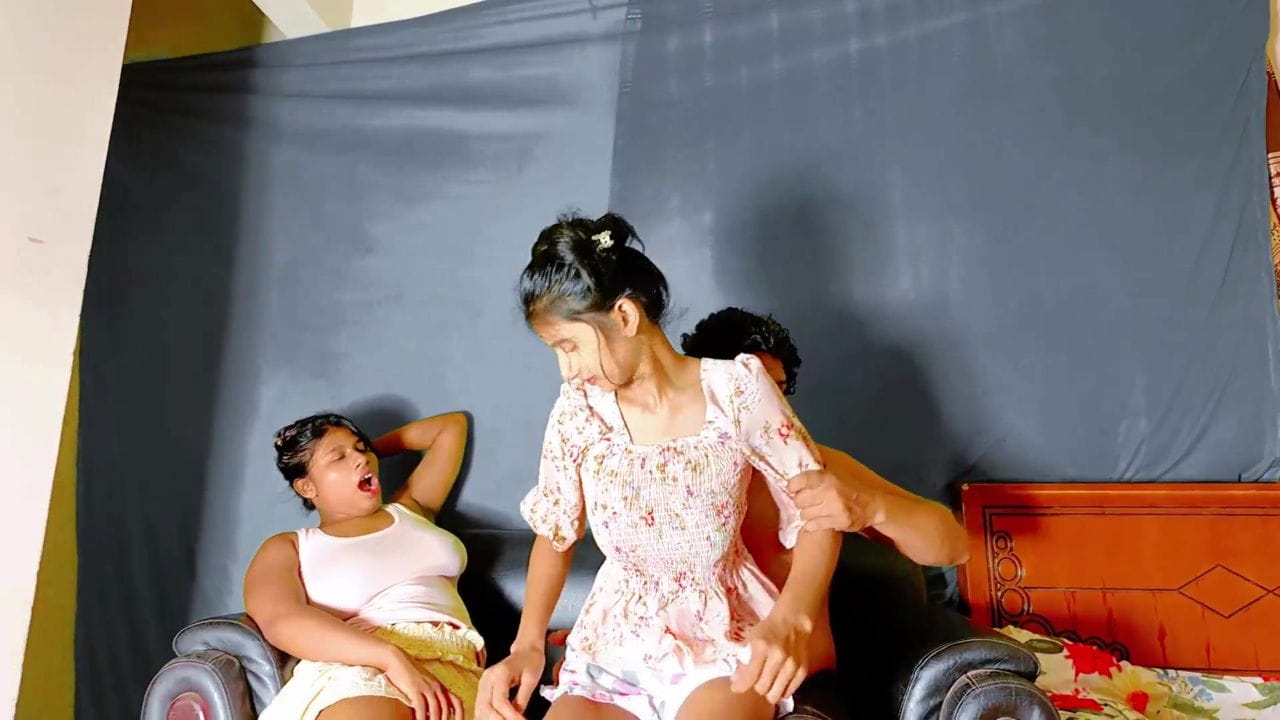 we leave her pussy full of semen threesome ffm desi sex romantic