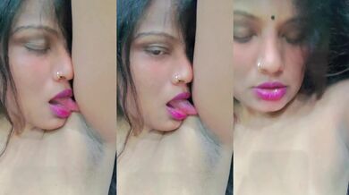Marathi housewife lady armpits licking video