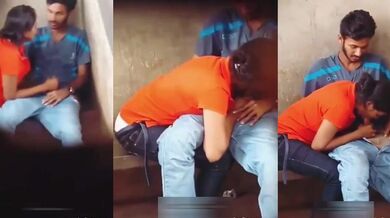 Hidden cam sex video of Marathi girlfriend bhabhi