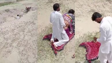 Desi Pakistani mms of big ass randi fucked outdoor