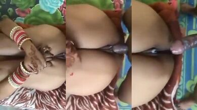 Hindi audio porn clip of Indian bhabhi fucking after marriage