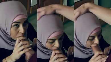 Muslim aunty sucking big cock of cooker repair guy