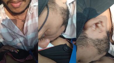 Young telugu girl boobs sucking with colleague in car mms