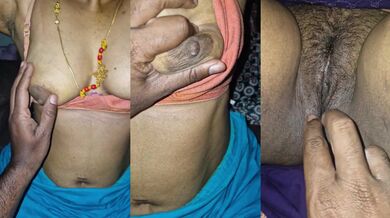 Tamil wife boobs pressing and doggy shot sex video