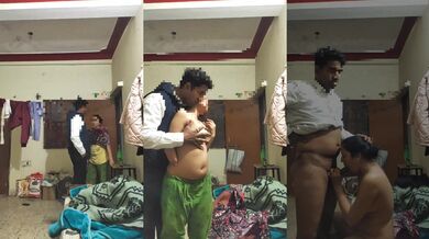 Desi bhabhi sucks and fucks her lover’s big cock