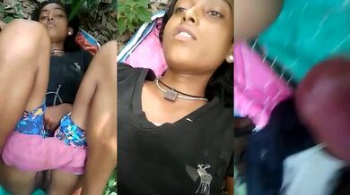 Poor kannada girl taken in jungle for fucking