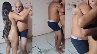 Tharki budha dancing with nude randi girl