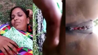 Gujarati kamwali bhabhi fucked in garden by security guard