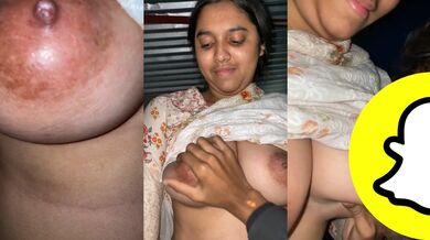 Big and tight boobs of hot assam girl pressed