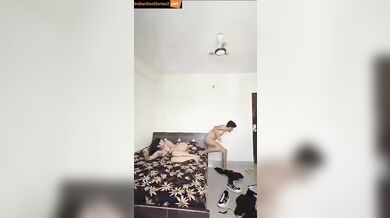 Desi aunty lover fucking disturbed in between!