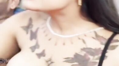 Indian sexy web series scene of bhabhi boobs sucking