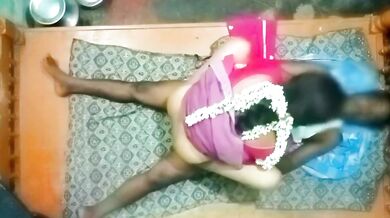 Tamil wife riding on hubby cock (caught in fan cam)