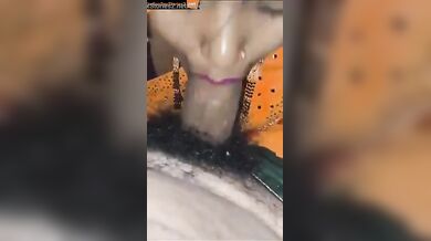 Sanskari Rajasthani Bhabhi sucking jeth and drinking his cum